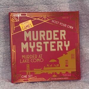 Host Your Own Murder Mystery game set, Murder at Lake Como edition